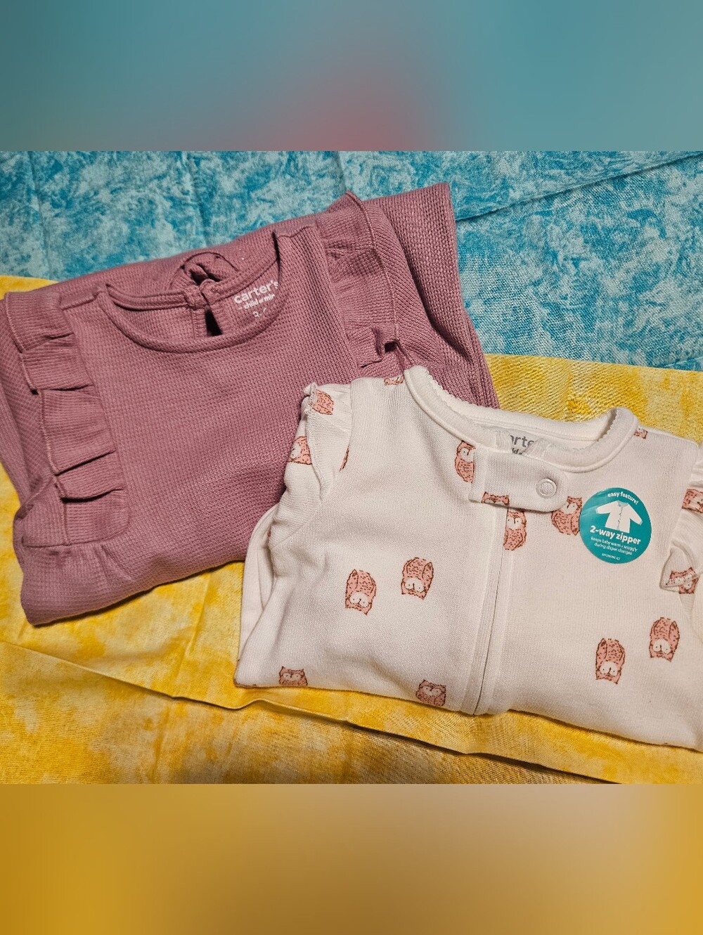 Carters Infant Girls Sleeper Bundle NWT